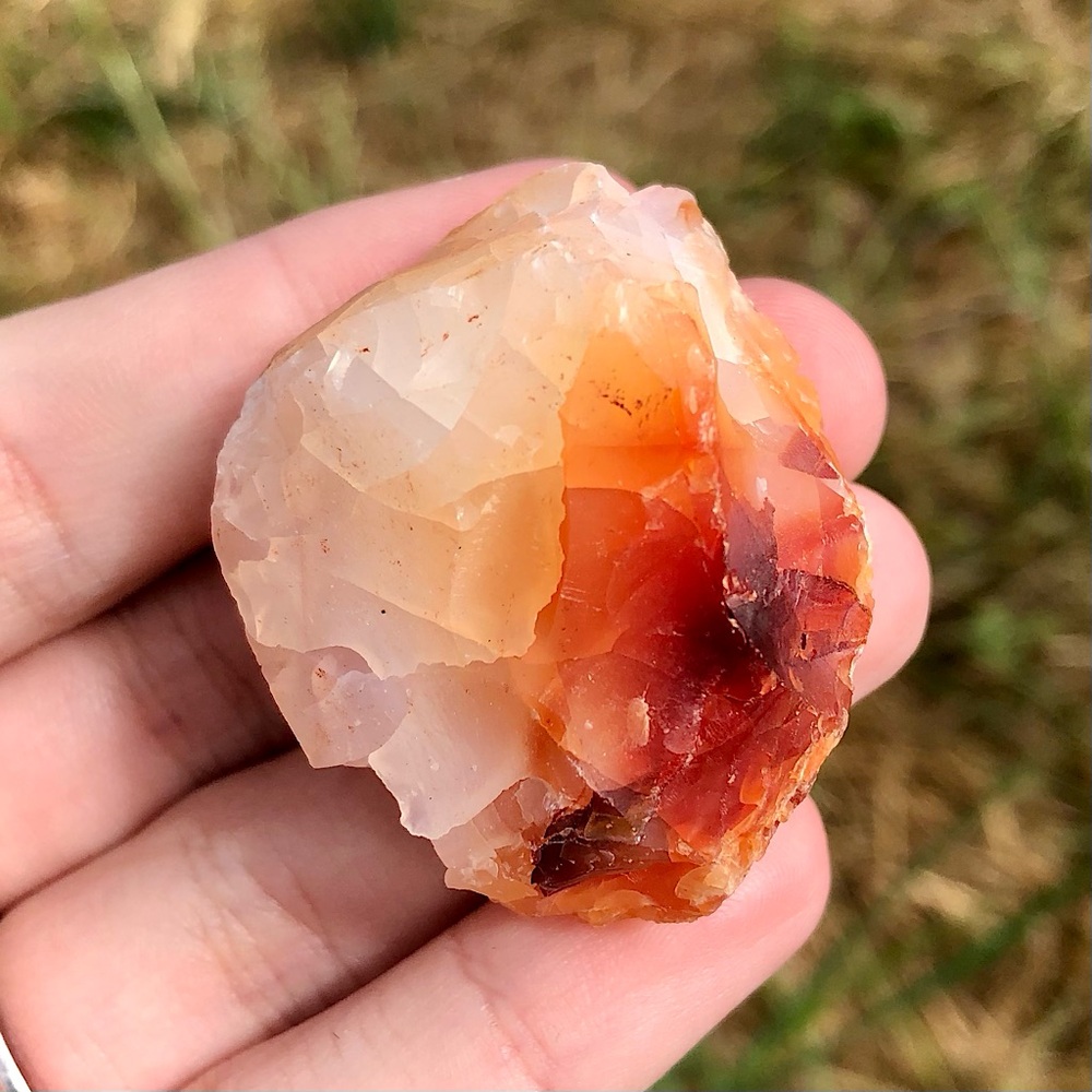 Raw Carnelian Stone